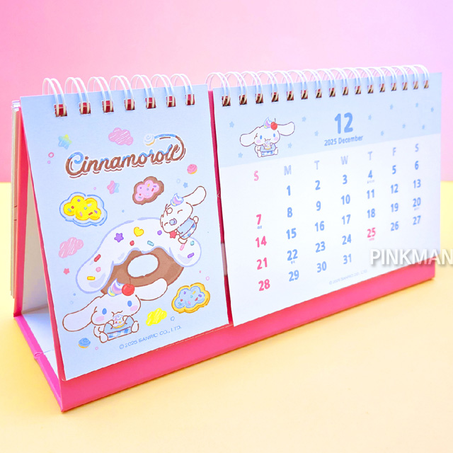 Sanrio 2026 Check List Dual Desk Calender