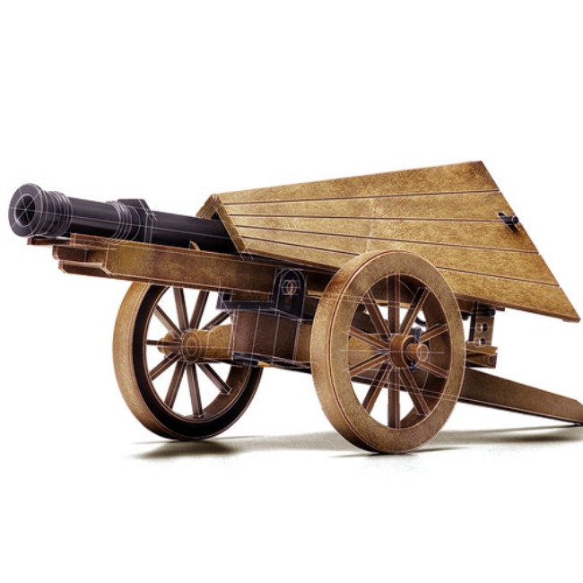 Da Vinci's Adjustable Cannon