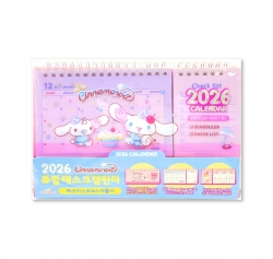Sanrio 2026 Check List Dual Desk Calender
