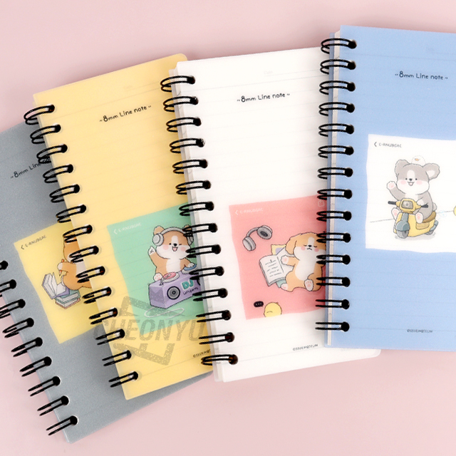 E-rinubgae PP Side-bound Notebook, Random