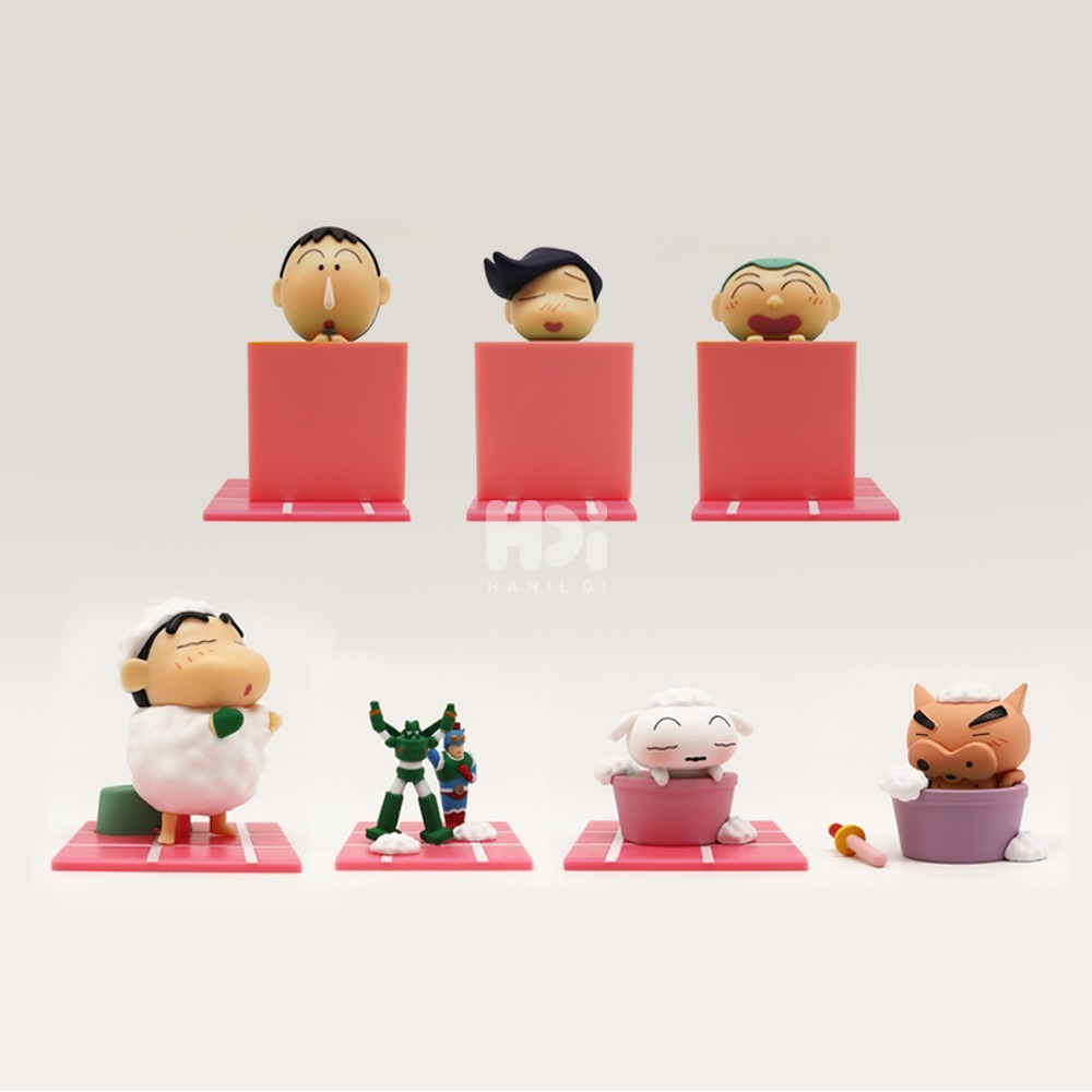 짱구 랜덤 욕실 피규어