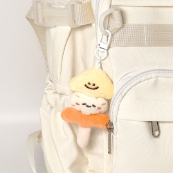 Fish Cake Plush Keyring, Random