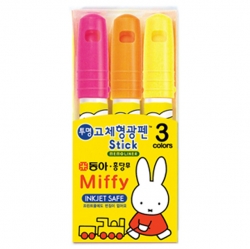 Miffy Solid Highlighter 3-Color Set