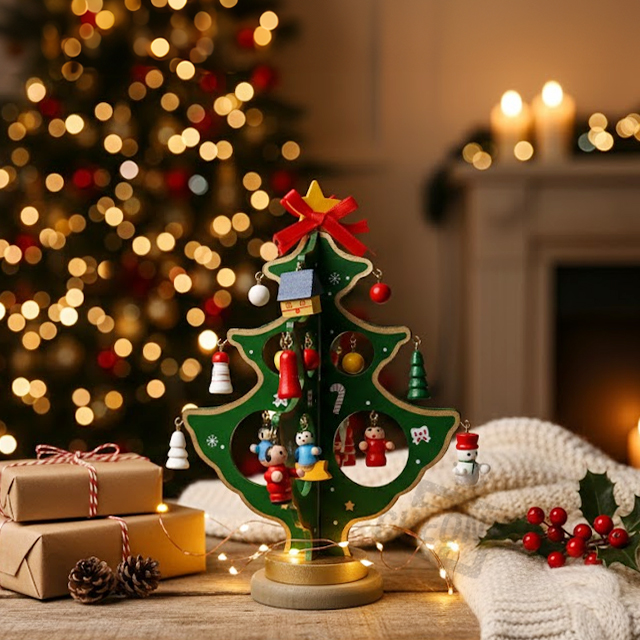 Christmas 3D Wooden Tree – Small