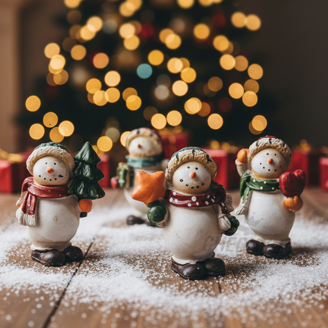 크리스마스 데코 스노우맨A 목도리 (랜덤발송)