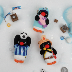 Pingu Firefighter Bag Charm 10cm + Random Card