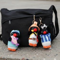 Pingu Soccer Player Bag Charm 10cm + Random Card