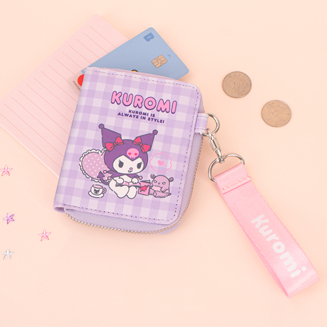 Kuromi Joy Strap Wallet