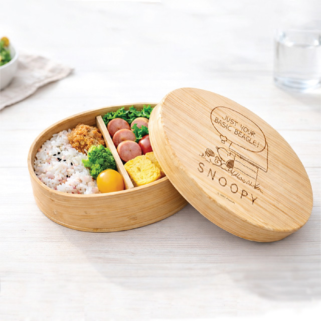Snoopy Bamboo Lunch Box 600ml