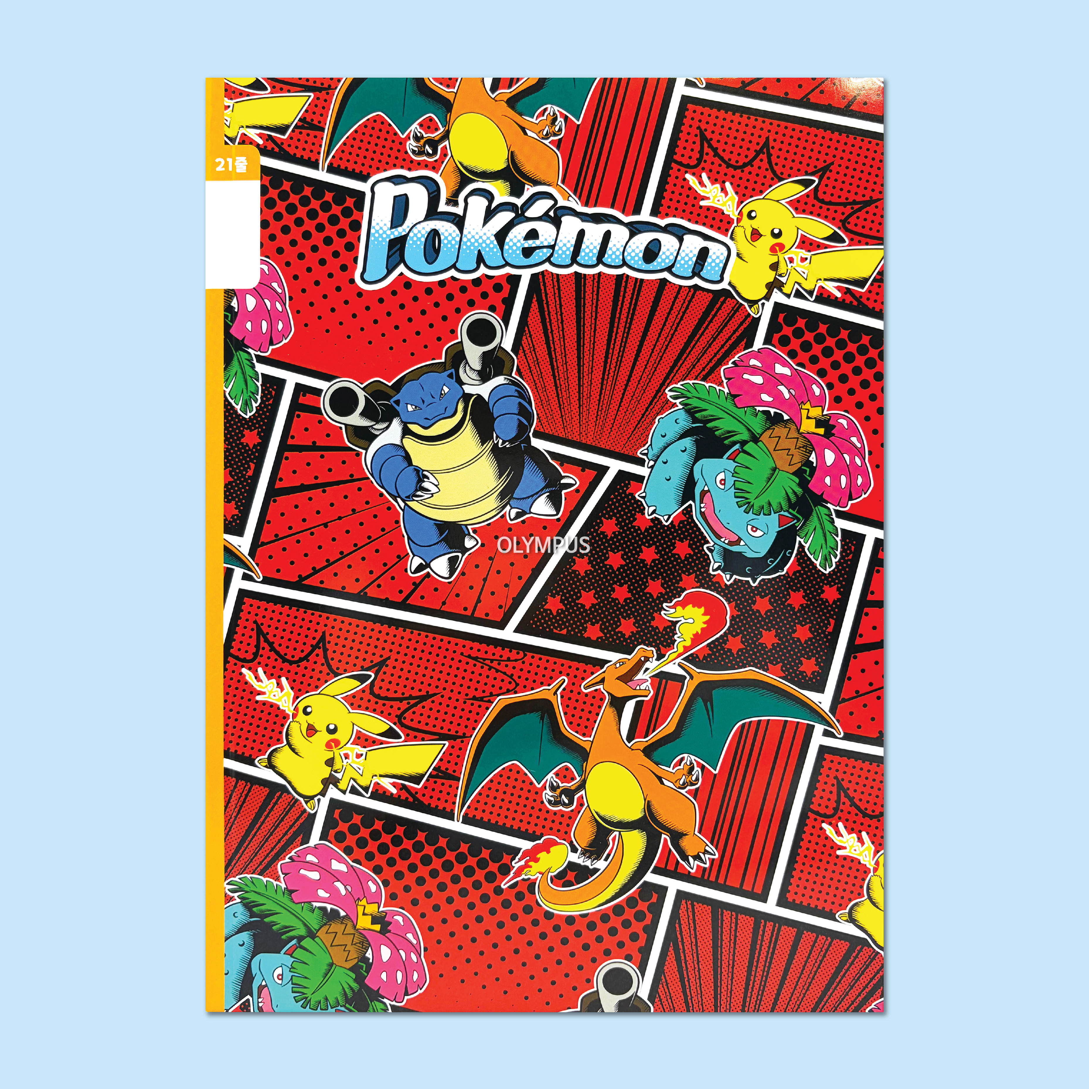Pokémon 21-Line Notebook, 8pcs