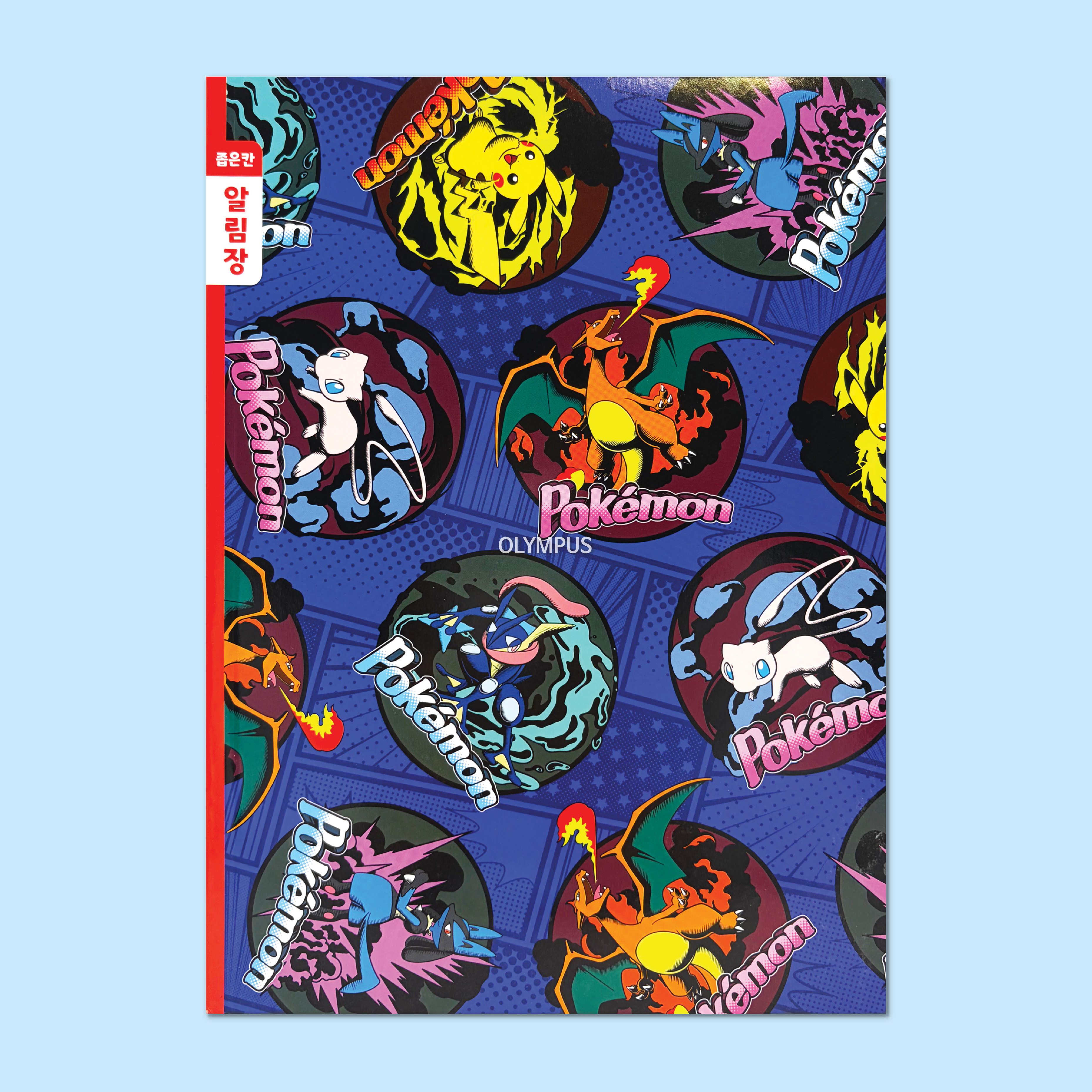 Pokémon Narrow Square Notice Book, 8pcs