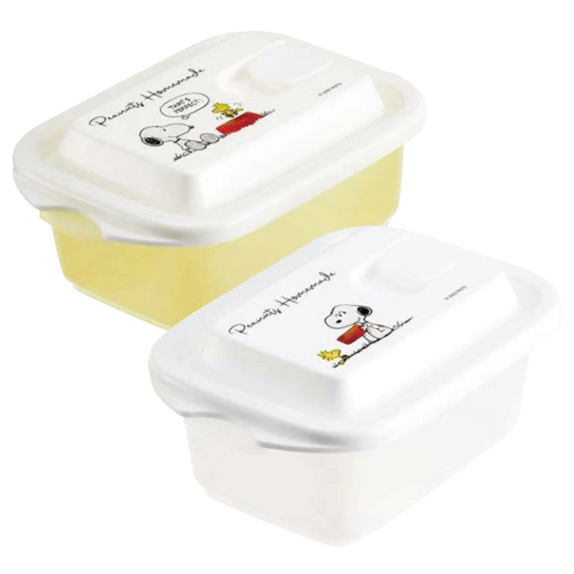 Snoopy Watercolor Simple Container 2P 300ml