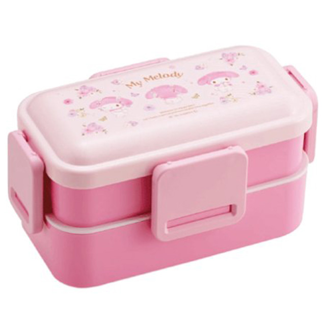 My Melody Pastel Blossom Dome 2-Tier Lunch Box 600ml
