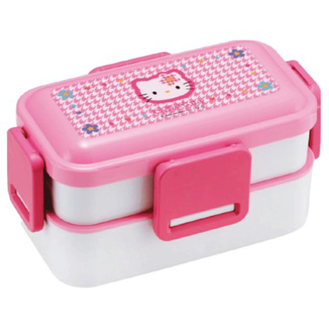 Hello Kitty Kaohana Dome 2-Tier Lunch Box 600ml
