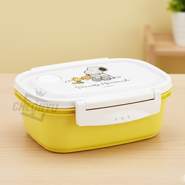 스누피 수채 푸드용기 M 550ml