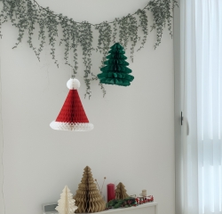 Christmas Tree Honeycomb Ball