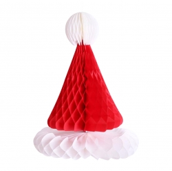 Santa Hat Honeycomb Ball