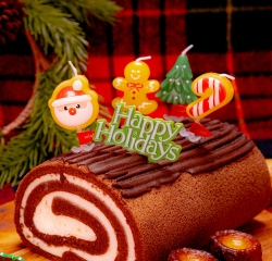 Your Candle Christmas Party Cake Candle  