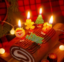 Your Candle Christmas Party Cake Candle  