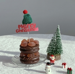 Beanie Christmas Cake Topper