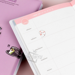 OH!MOKNUNI Cushion Undated Diary, Random