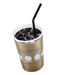 Snoopy 24 Stainless Steel Mug Tumbler 400ml (Cup Holder Dual-use)