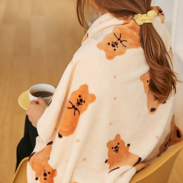 Kiki Quokka Mink Soft Blanket_Pattern Type