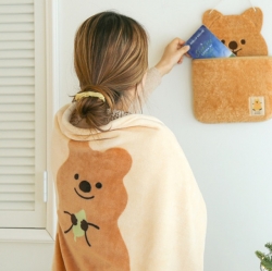 Kiki Quokka Mink Soft Blanket_Big Quokka