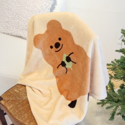 Kiki Quokka Mink Soft Blanket_Big Quokka