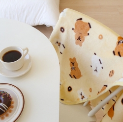 Kiki Quokka Mink Soft Blanket_Cookie & Donut