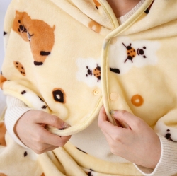 Kiki Quokka Mink Soft Blanket_Cookie & Donut