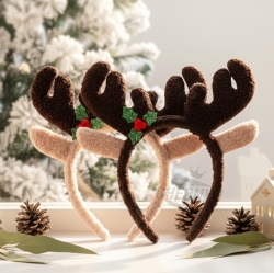 Christmas Rudolph Costume Headband – Mocha Brown