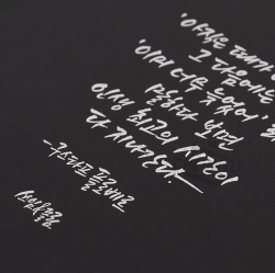 Calligraphy Index Notebook, Random