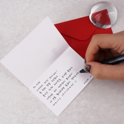 little holiday letterpress card