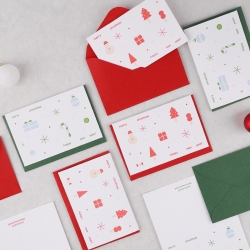 little holiday letterpress card