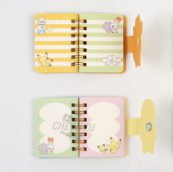 Pokepeace Keyring Mini Notebook, Random