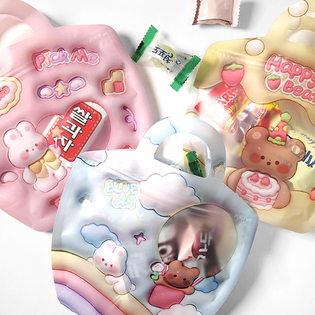 mini handle zipper bag