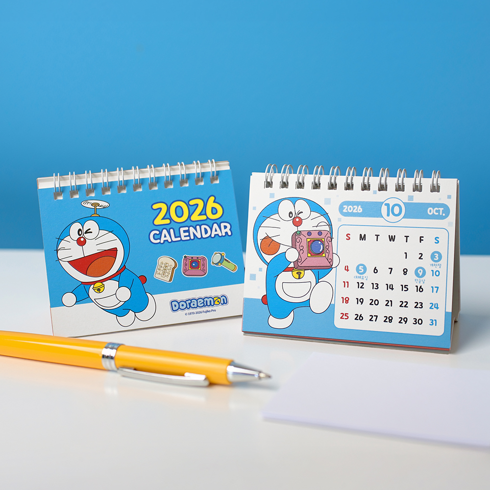 Doraemon 2026 Mini Calendar