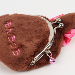 Monchhichi-chan Face Coin Pouch_Monchhichi chan pink