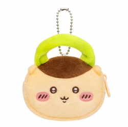 Chiikawa Fluffy Mini Pouch Keyring (7cm Kurimanju)