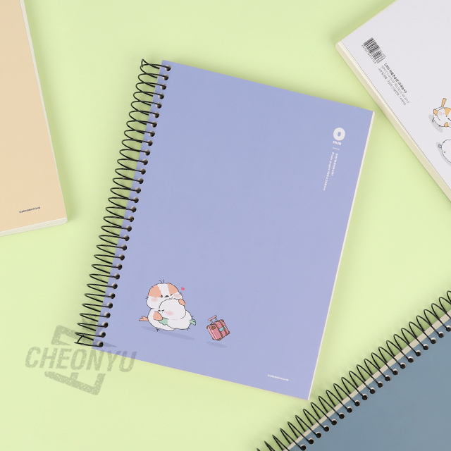 Long tail-tit Left-sided Sping Free Notebook, Random