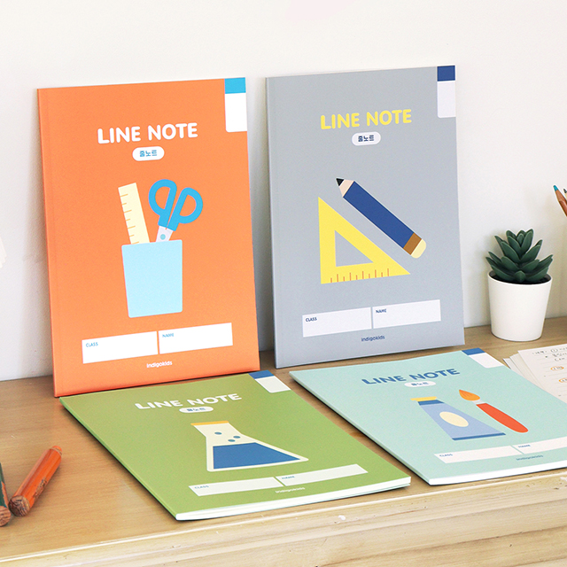Elementary Our School Line Note 4-book set (Upper Grade)