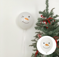 Double Latex Christmas Balloon (Double-sided) 10-pack