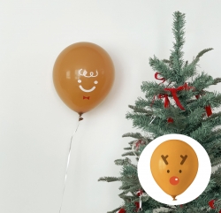 Double Latex Christmas Balloon (Double-sided) 10-pack