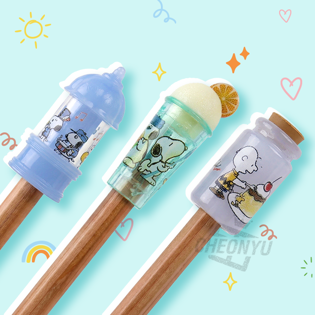 Snoopy Music Band Pencil Cap Set (3P)