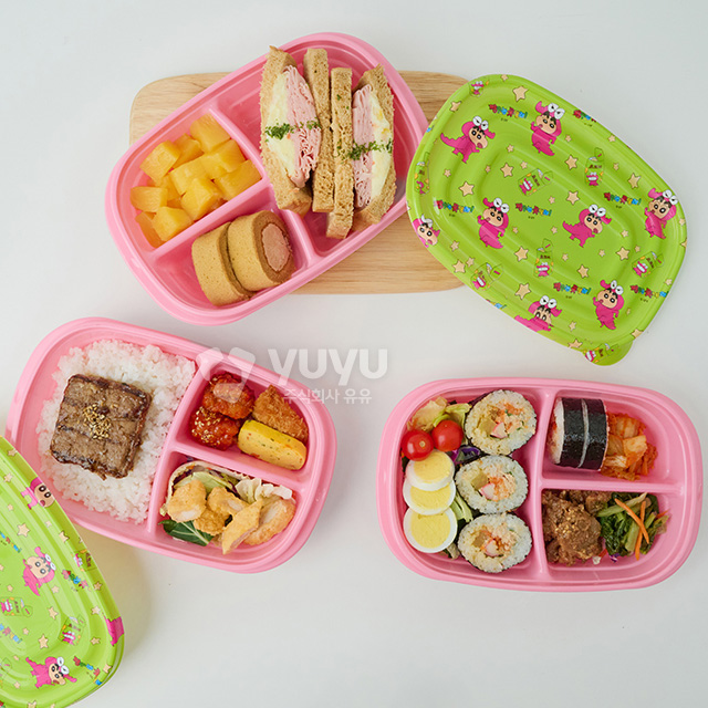 Crayon Shin-chan Meal Prep Container 3P