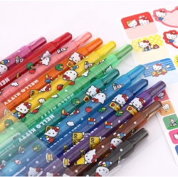 Hello Kitty 12 Color Colored Pencils
