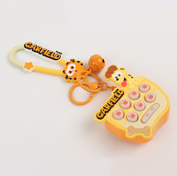 Garfield Button Keyring