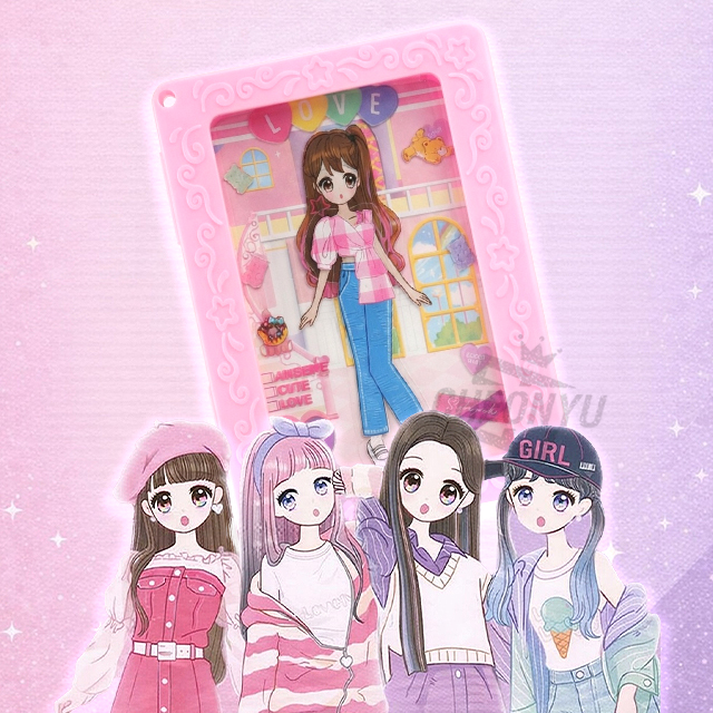 Idol Card Case 3D Seal Coordination Sticker, Random