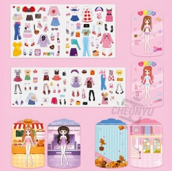 Idol Card Case 3D Seal Coordination Sticker, Random